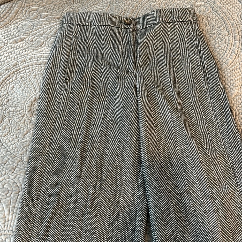 Ann Taylor wide leg cropped pant
